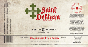 Saint Dekkera Excommunie Trois Pomme