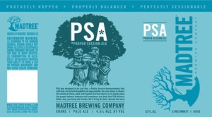 Madtree Brewing Company Psa