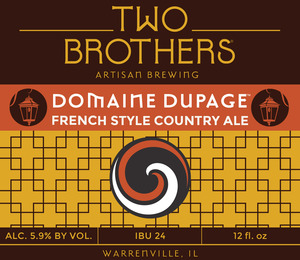 Two Brothers Artisan Brewing Domaine Dupage