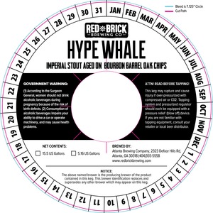 Red Brick Hype Whale January 2016