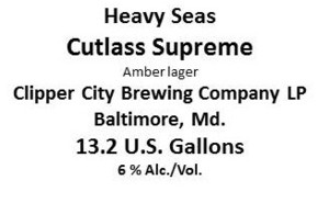 Heavy Seas Cutlass Supreme
