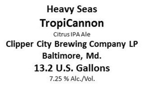 Heavy Seas Tropicannon January 2016