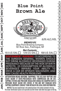 Blue Point Brewing Company Brown January 2016