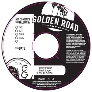 Golden Road Schwarzbier January 2016