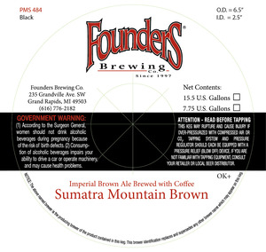 Founders Sumatra Mountain Brown