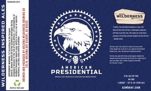 Arizona Wilderness Brewing Co American Presidential Imperial Stout February 2016