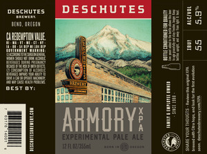 Deschutes Brewery Armory January 2016