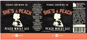 Peach Wheat Ale She's A Peach January 2016