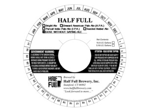 Half Full Gose Without Saying Ale