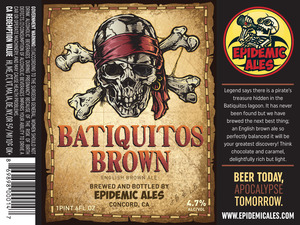 Epidemic Ales Batiquitos Brown