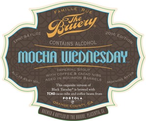 The Bruery Mocha Wednesday January 2016