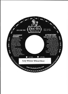 Doc G's Lazy Winter Wheat Beer