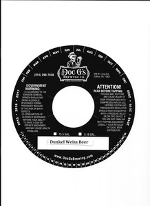 Doc G's Dunkel Weiss Beer
