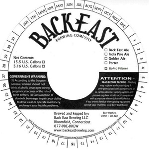 Back East Brewing January 2016
