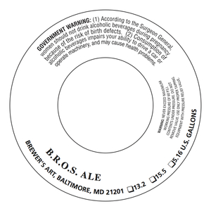 The Brewer's Art B.r.o.s. Ale January 2016