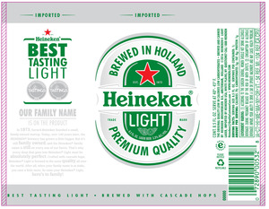Heineken Light January 2016
