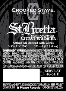 Crooked Stave Artisan Beer Project St. Bretta