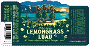 Kona Brewing Co. Lemongrass Luau January 2016