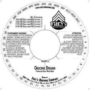 Frey's Brewing Company Obscene Dreams