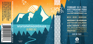 Crazy Mountain Brewing Company Winter Wondergrass January 2016