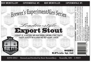 Brewer's Experimentale Series London-style Export Stout