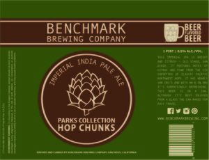 Benchmark Brewing Company Hop Chunks January 2016