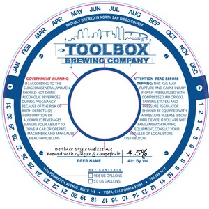 Toolbox Brewing Company January 2016