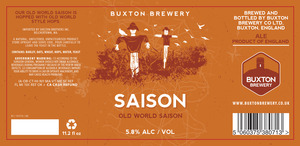 Buxton Old World Saison January 2016