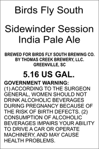 Birds Fly South Sidewinder Session India Pale Ale