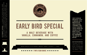 Aardwolf Brewing Company Early Bird Special January 2016