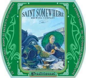 Saint Somewhere Brewing Company Traditionnel January 2016