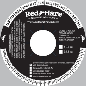 Red Hare Spf50/50 February 2016