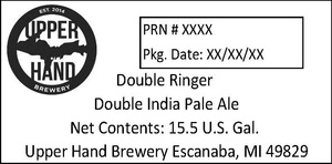 Upper Hand Brewery Double Ringer January 2016