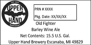 Upper Hand Brewery Old Fighter January 2016