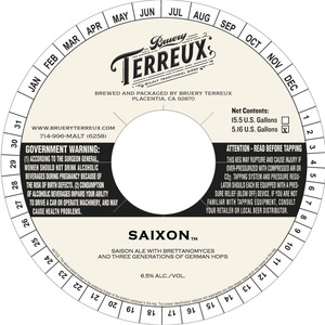Bruery Terreux Saixon