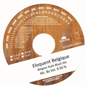 Green Flash Brewing Company Eloquent Belgique January 2016