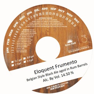 Green Flash Brewing Company Eloquent Frumento January 2016