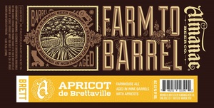 Almanac Beer Co. Apricot De Brettaville January 2016