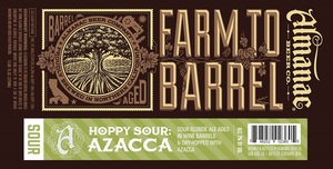 Almanac Beer Co. Hoppy Sour: Azacca January 2016