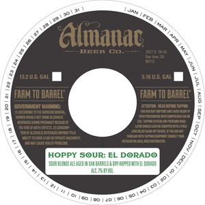 Almanac Beer Co. Hoppy Sour: El Dorado