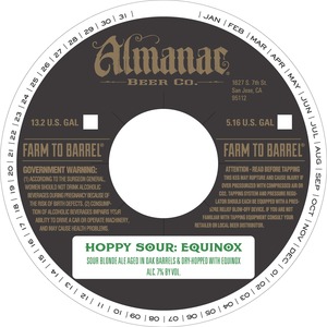 Almanac Beer Co. Hoppy Sour: Equinox