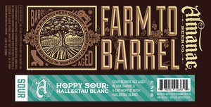 Almanac Beer Co. Hoppy Sour: Hallertau Blanc January 2016