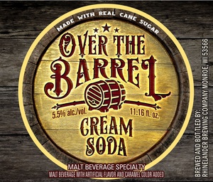 Over The Barrel Cream Soda January 2016