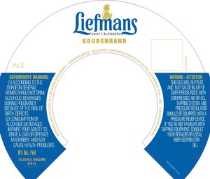 Liefmans Goudenband January 2016