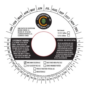 Cooperstown Brewing Company Nine Man Golden