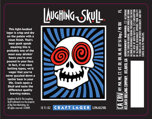 Red Brick Laughing Skull Craft Lager