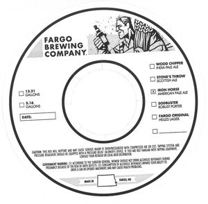 Fargo Brewing Company Iron Horse January 2016