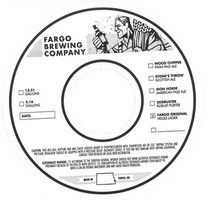 Fargo Brewing Company Fargo Original January 2016