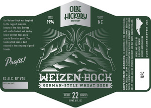 Olde Hickory Brewery Weizen-bock January 2016