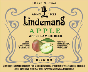 Lindemans Apple Lambic January 2016